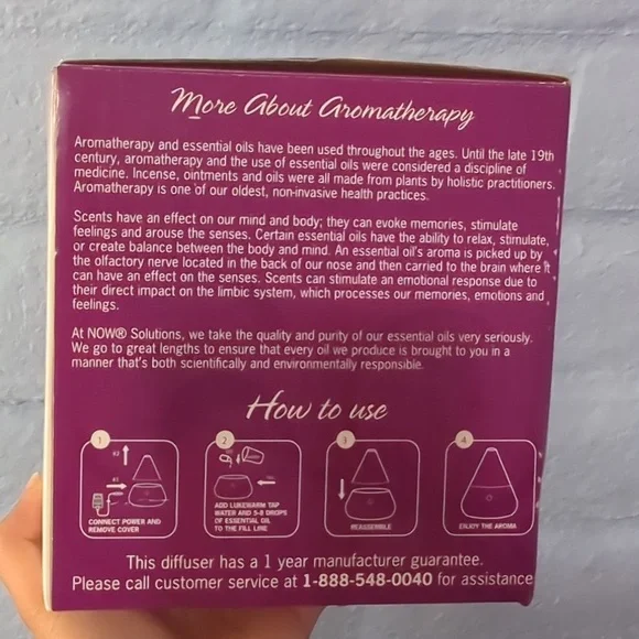 Now Solutions Ultrasonic Cone Oil Diffuser - Picture 2 of 5